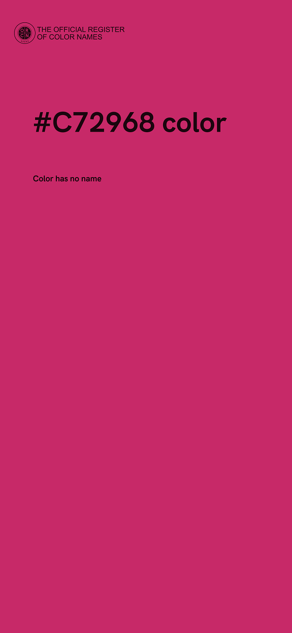 #C72968 color image