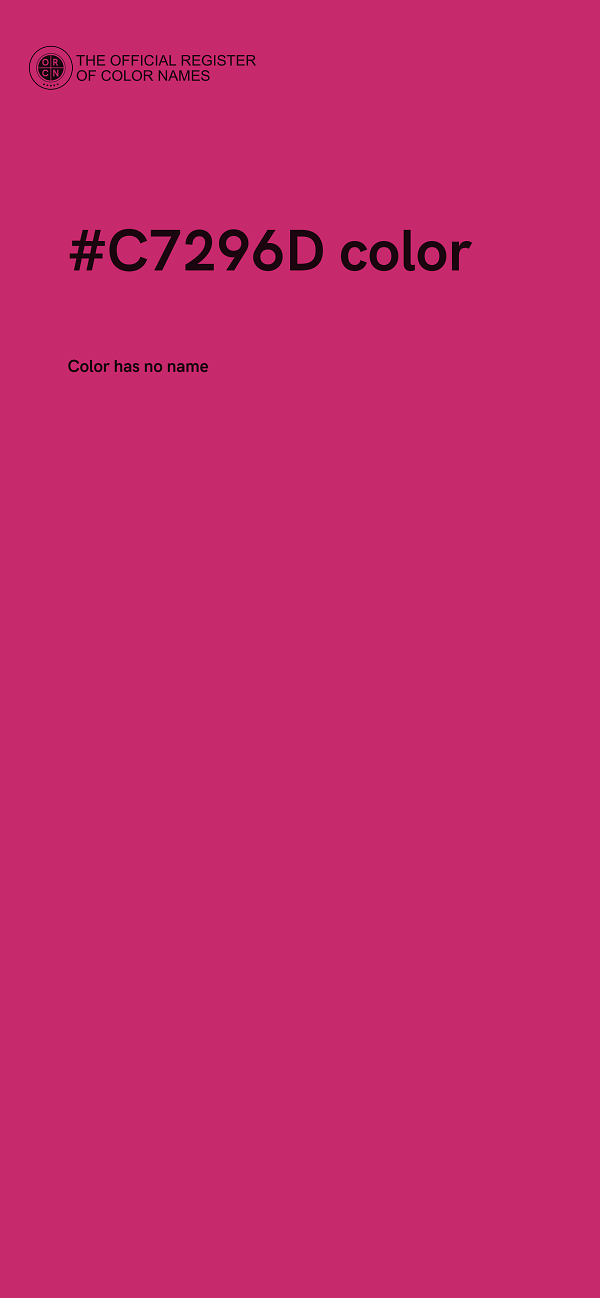 #C7296D color image