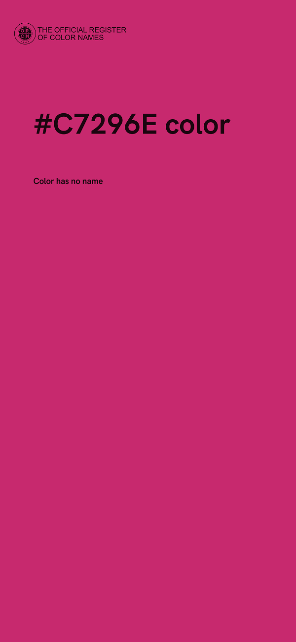 #C7296E color image