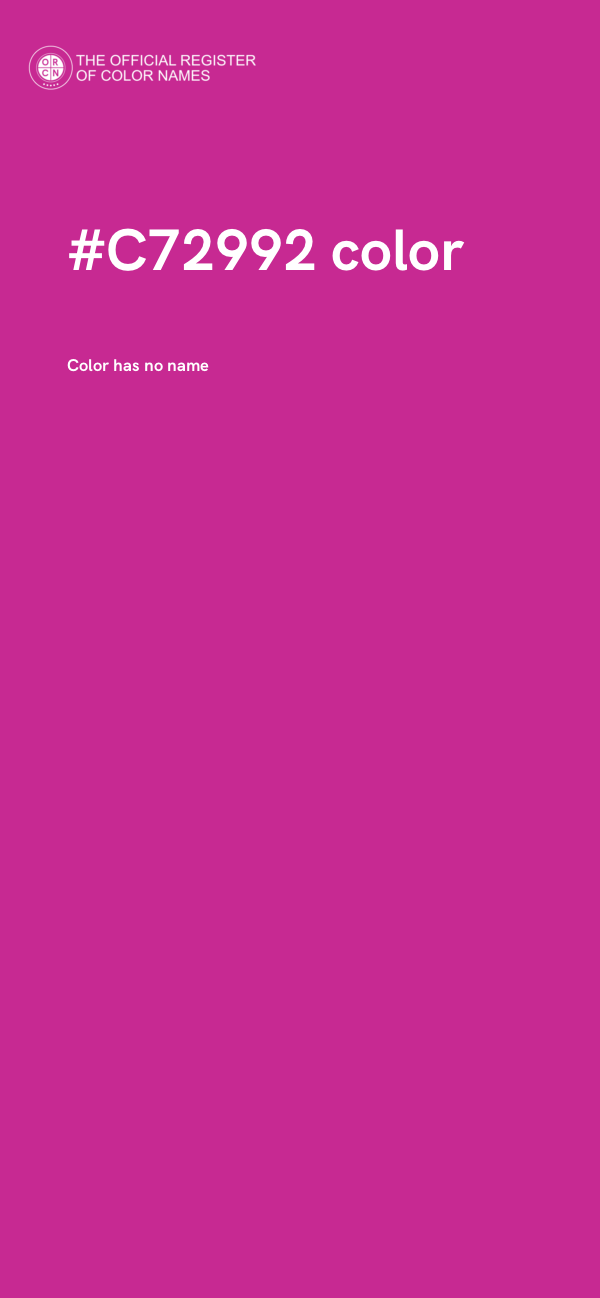 #C72992 color image