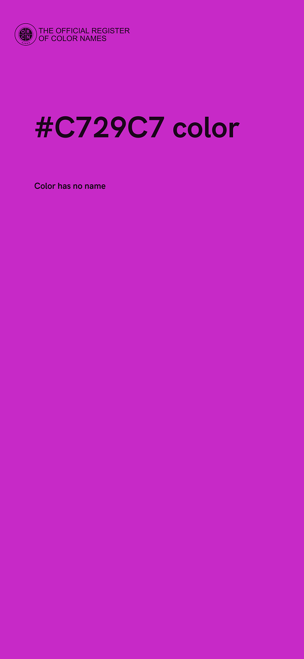 #C729C7 color image