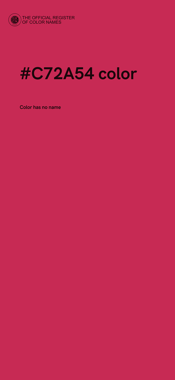 #C72A54 color image