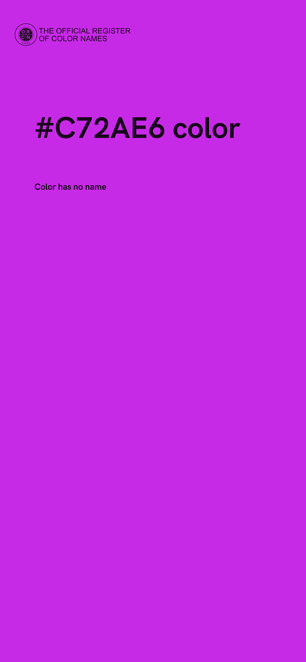 #C72AE6 color image