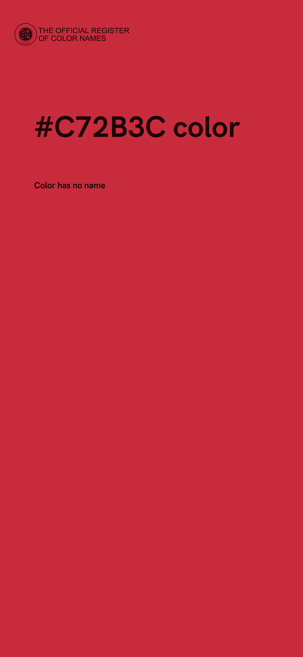 #C72B3C color image