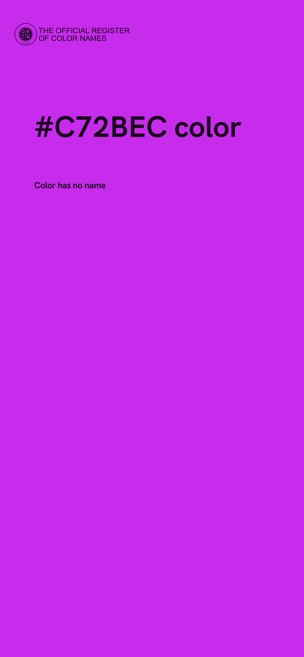 #C72BEC color image