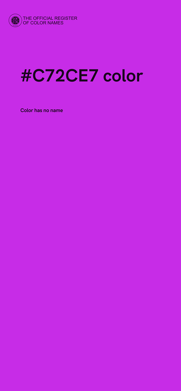 #C72CE7 color image