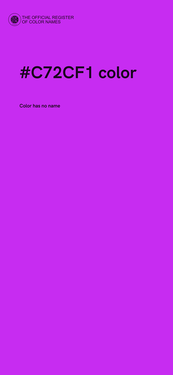 #C72CF1 color image