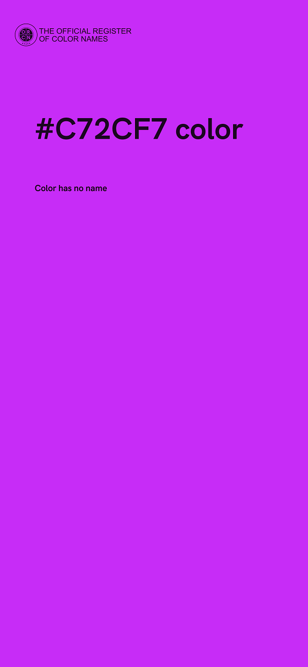 #C72CF7 color image