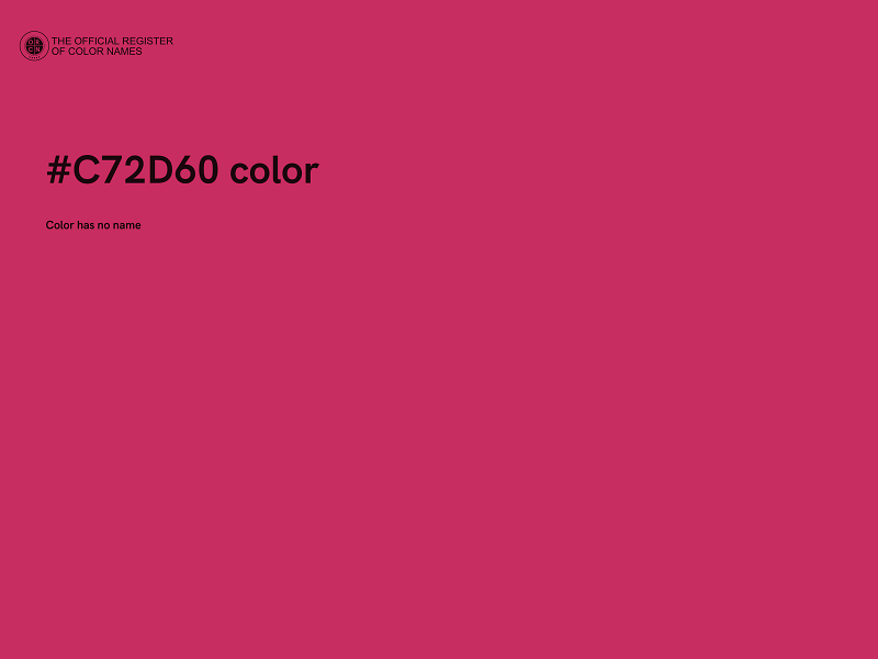 #C72D60 color image