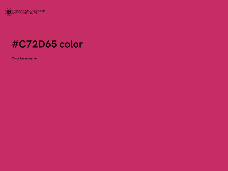 #C72D65 color image