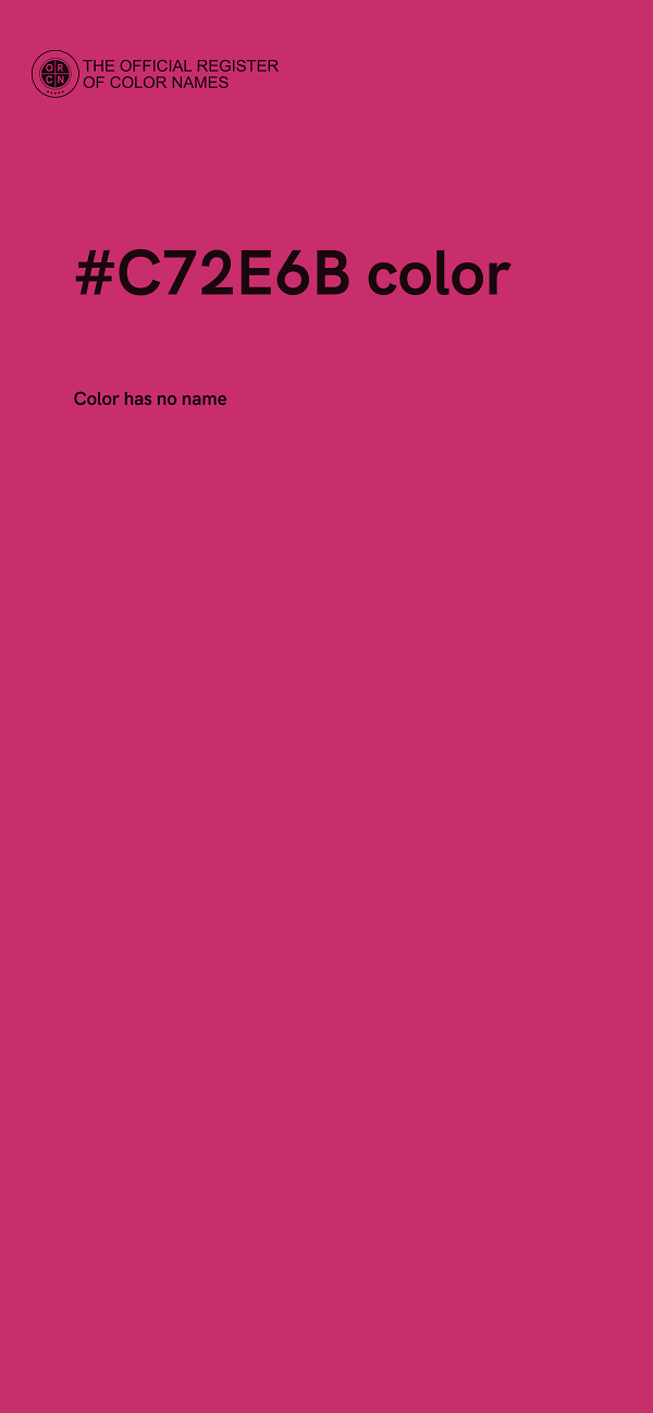 #C72E6B color image