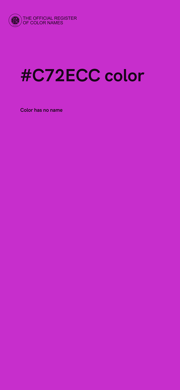 #C72ECC color image