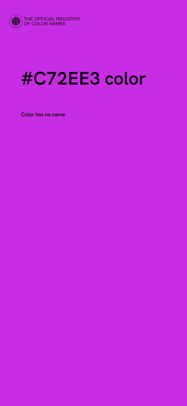 #C72EE3 color image
