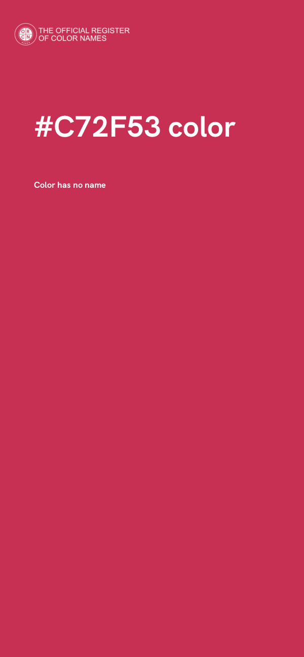 #C72F53 color image