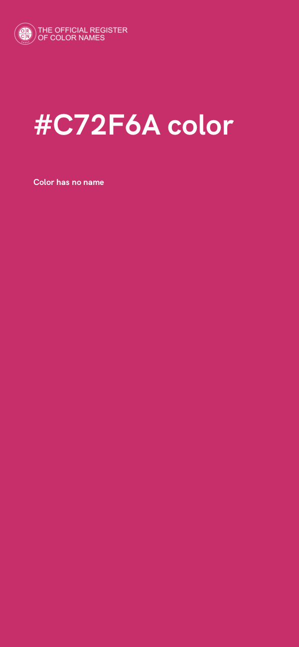 #C72F6A color image