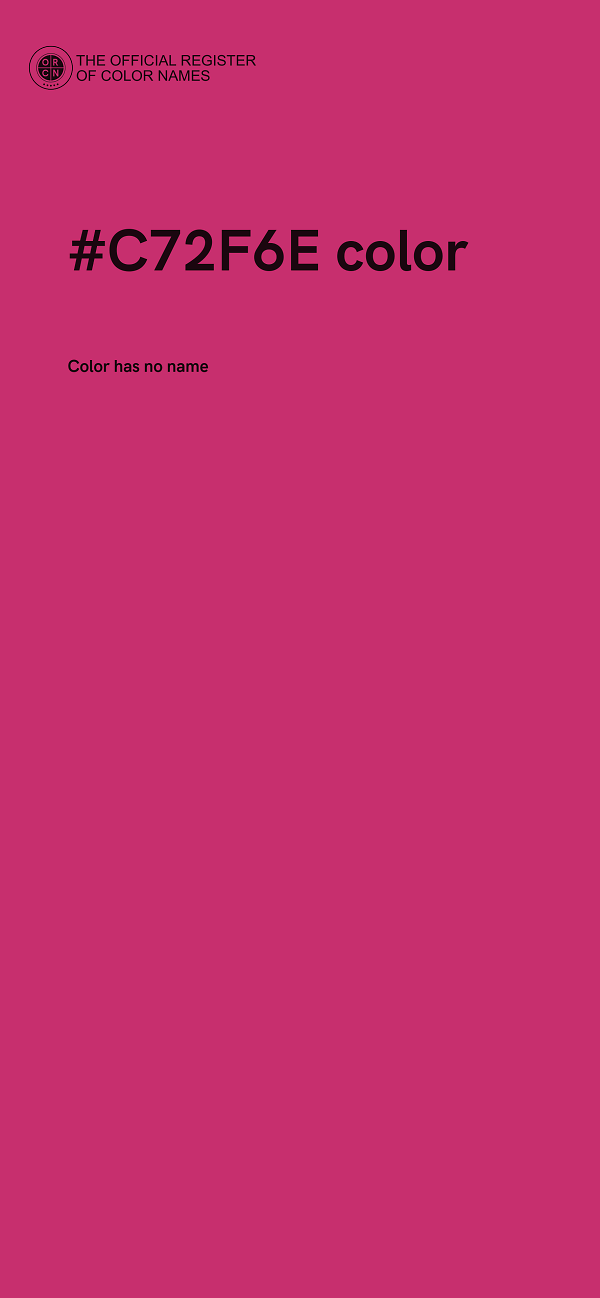 #C72F6E color image
