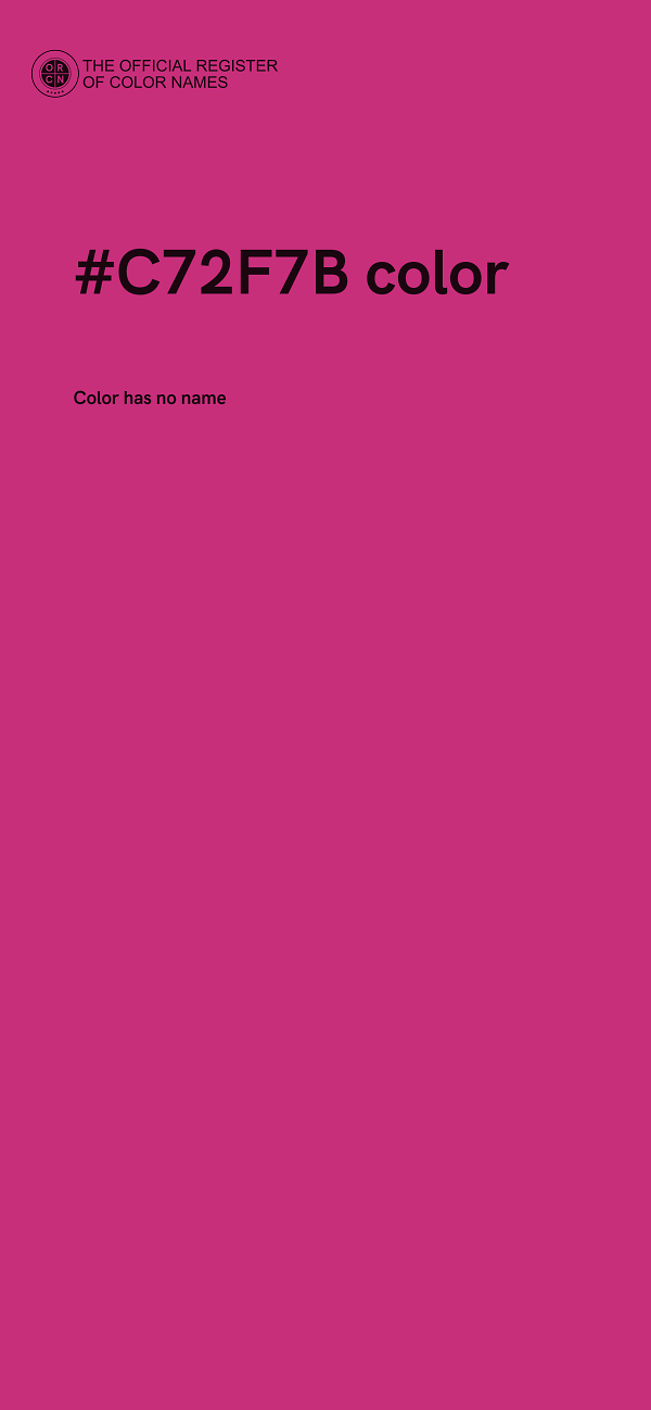 #C72F7B color image