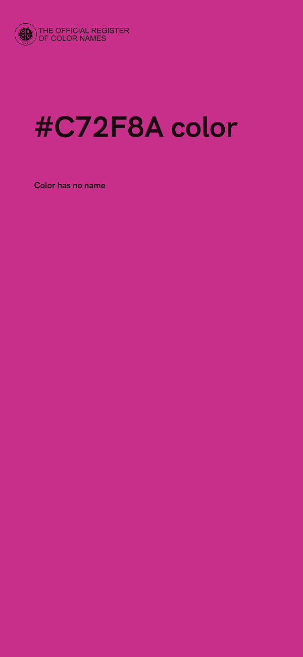 #C72F8A color image