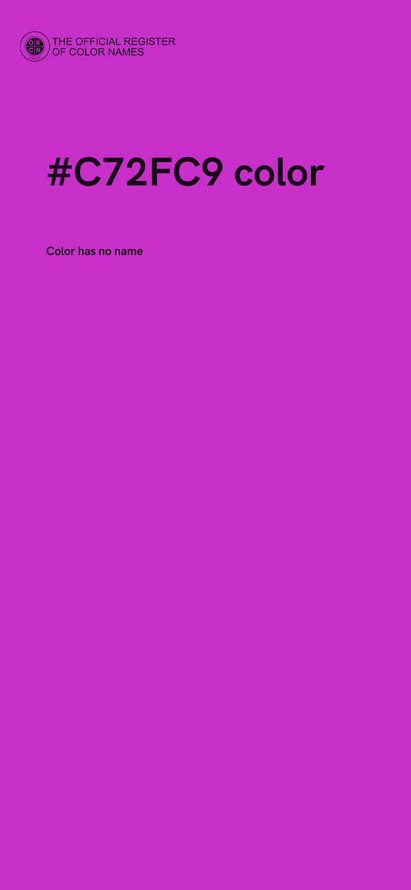 #C72FC9 color image