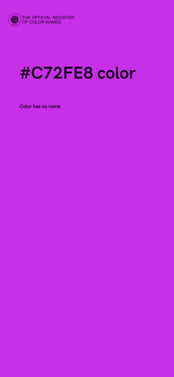 #C72FE8 color image