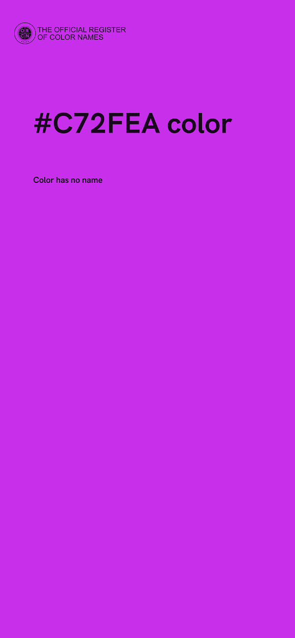 #C72FEA color image
