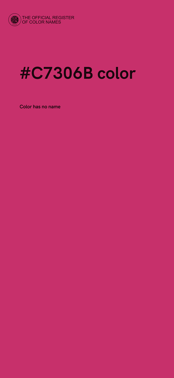 #C7306B color image
