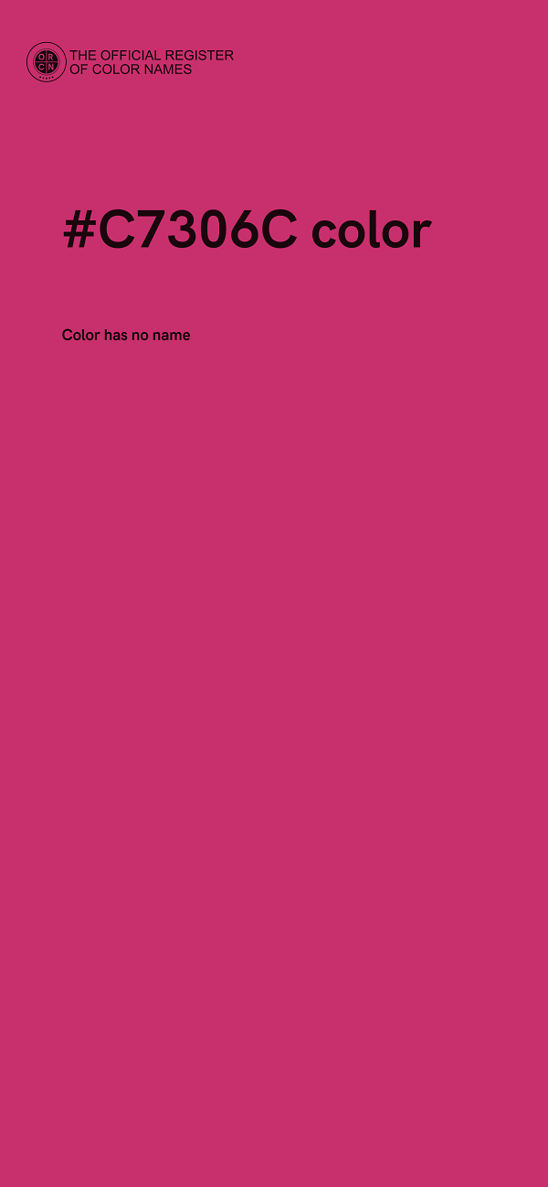 #C7306C color image