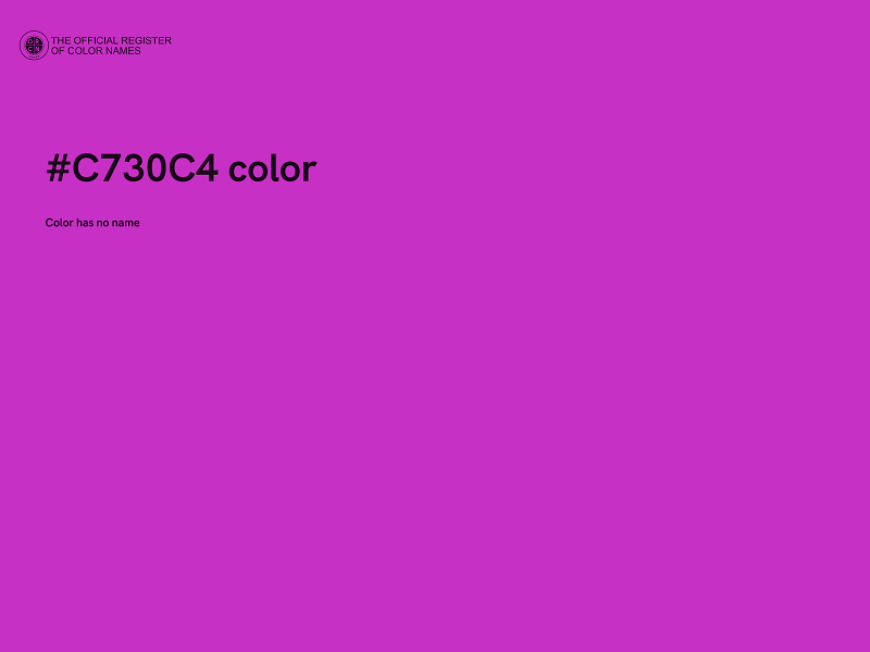 #C730C4 color image