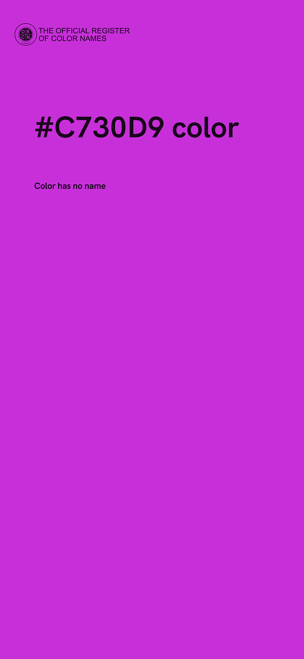 #C730D9 color image