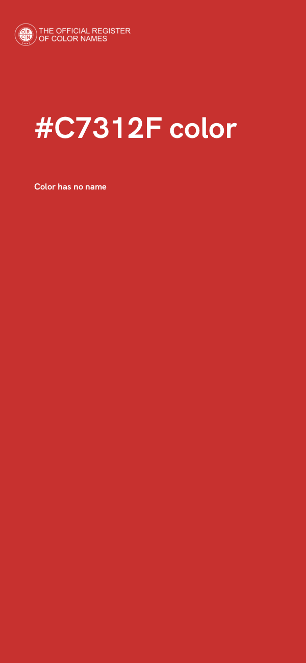 #C7312F color image