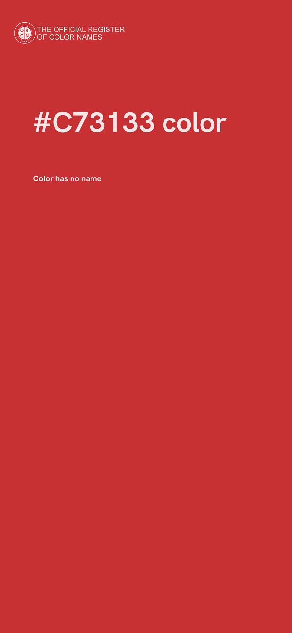 #C73133 color image