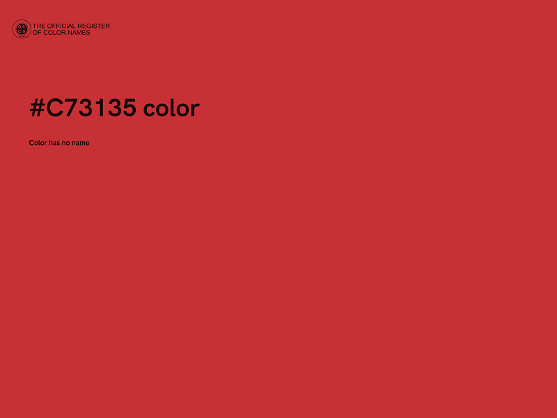 #C73135 color image