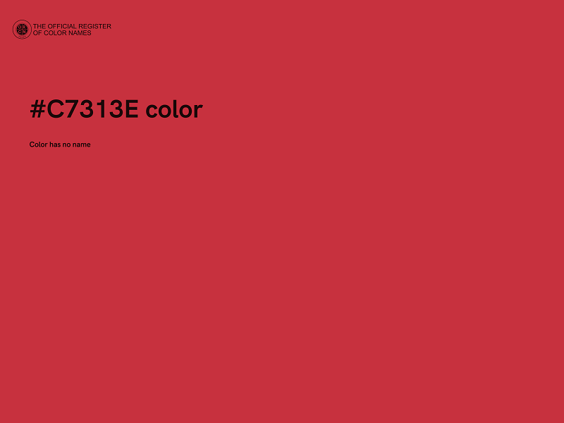 #C7313E color image