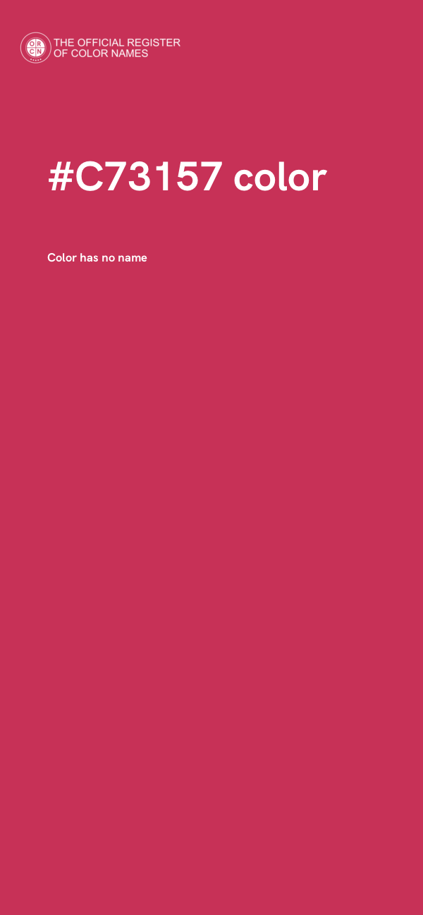 #C73157 color image