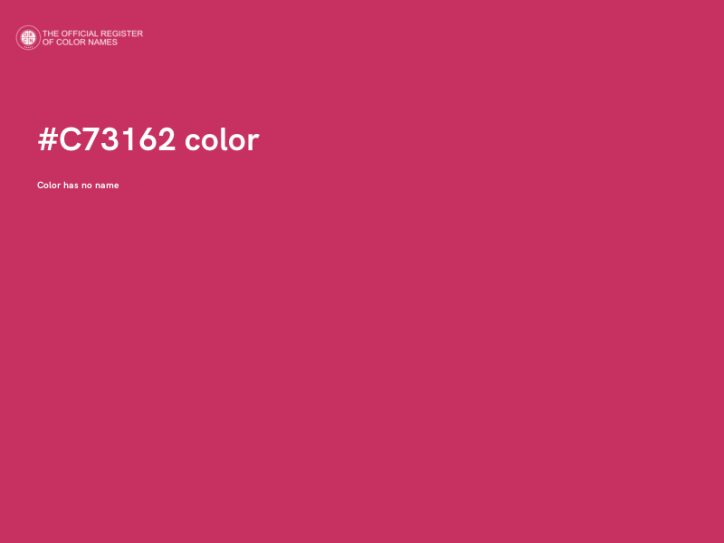 #C73162 color image