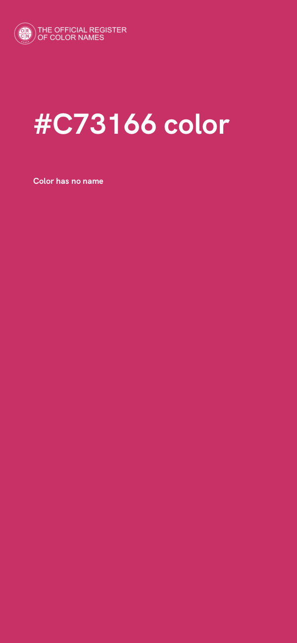 #C73166 color image