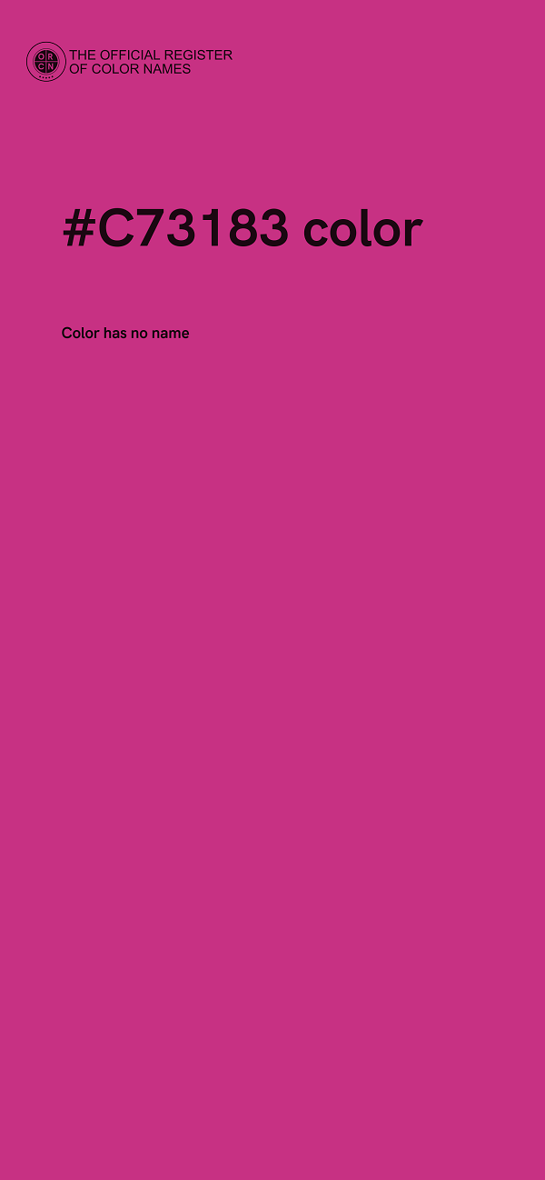 #C73183 color image