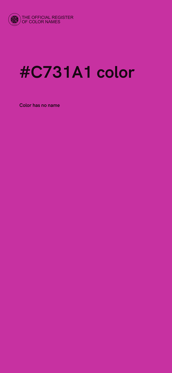 #C731A1 color image