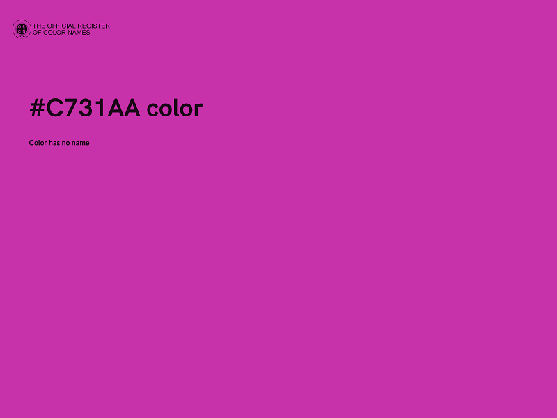 #C731AA color image