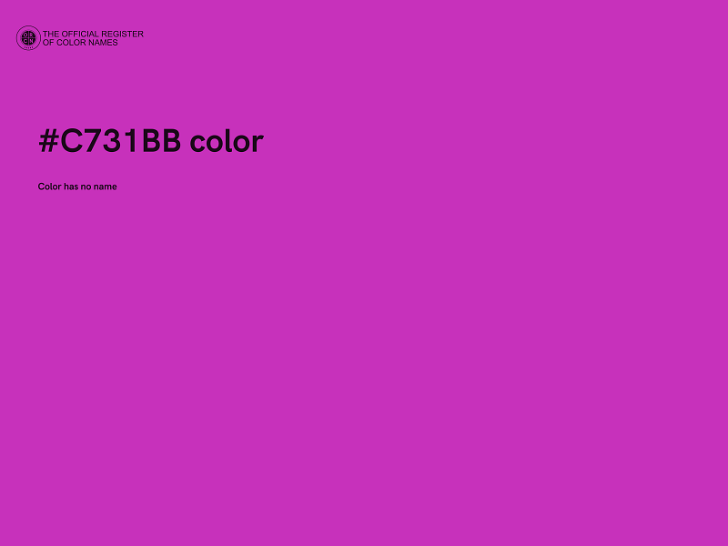 #C731BB color image