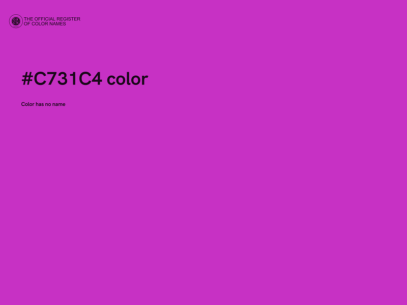 #C731C4 color image