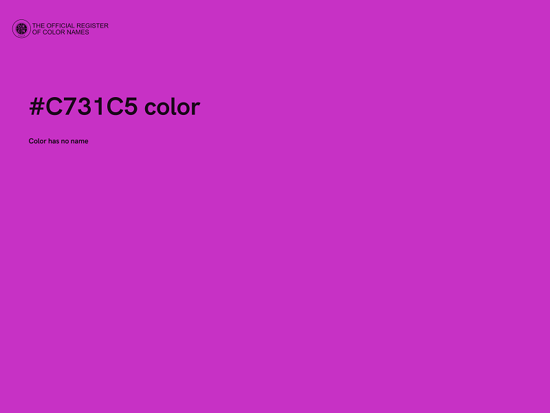 #C731C5 color image