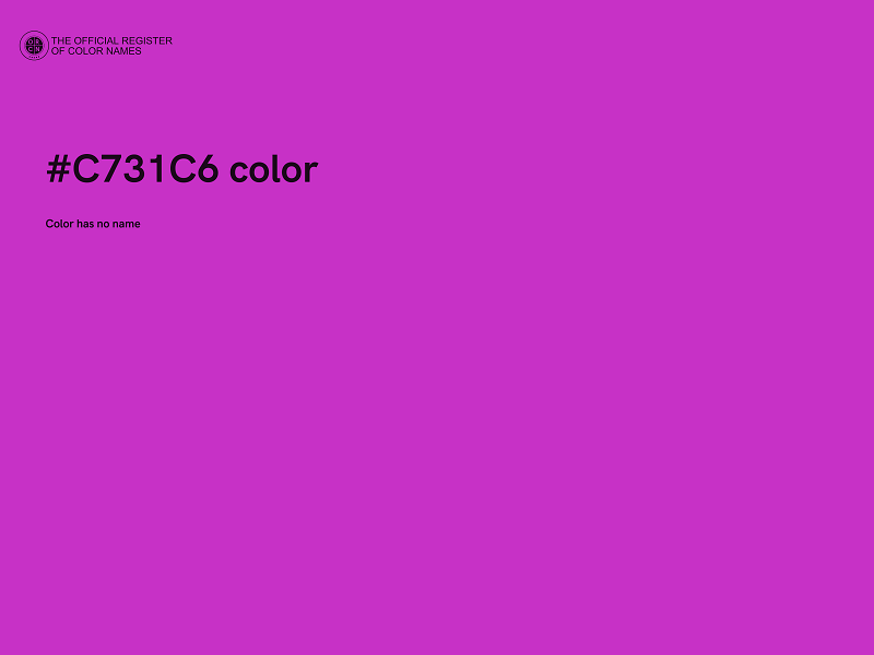 #C731C6 color image