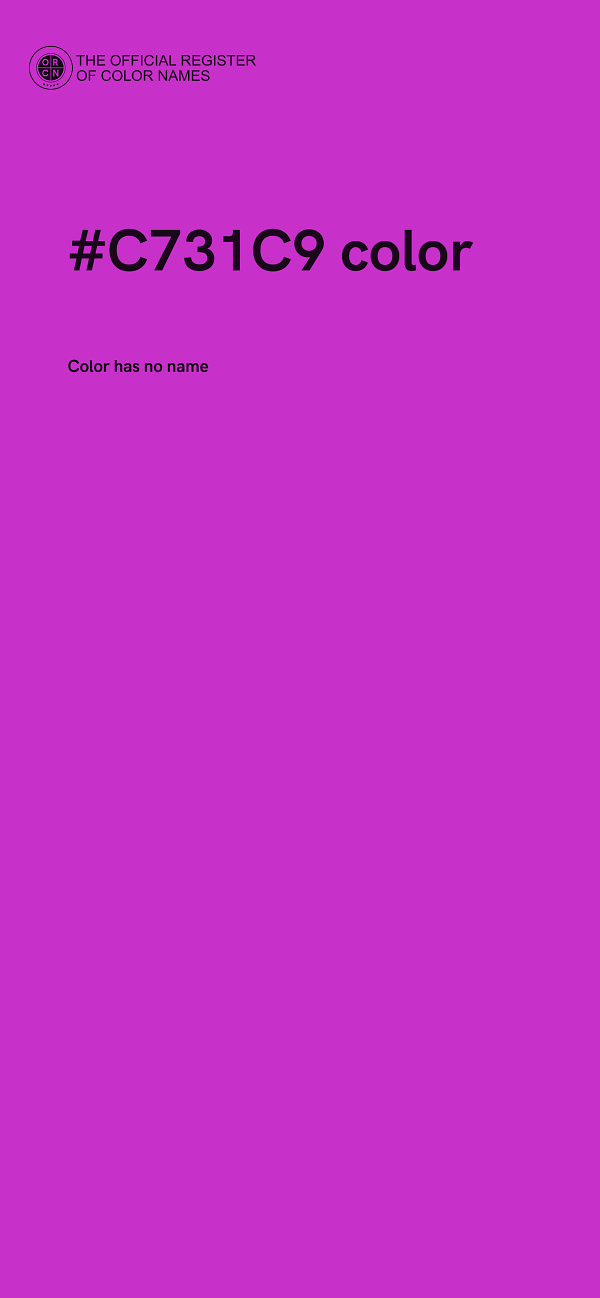 #C731C9 color image