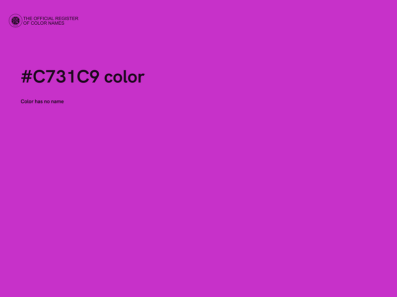 #C731C9 color image
