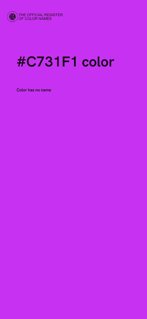 #C731F1 color image