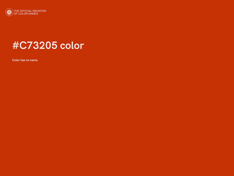 #C73205 color image