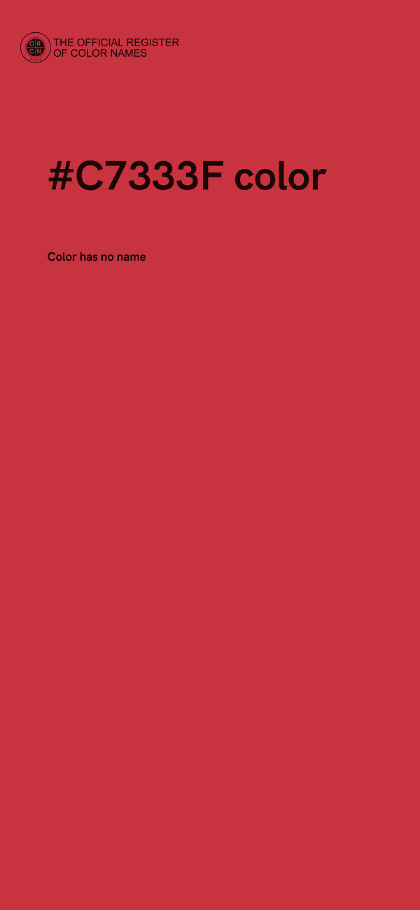 #C7333F color image