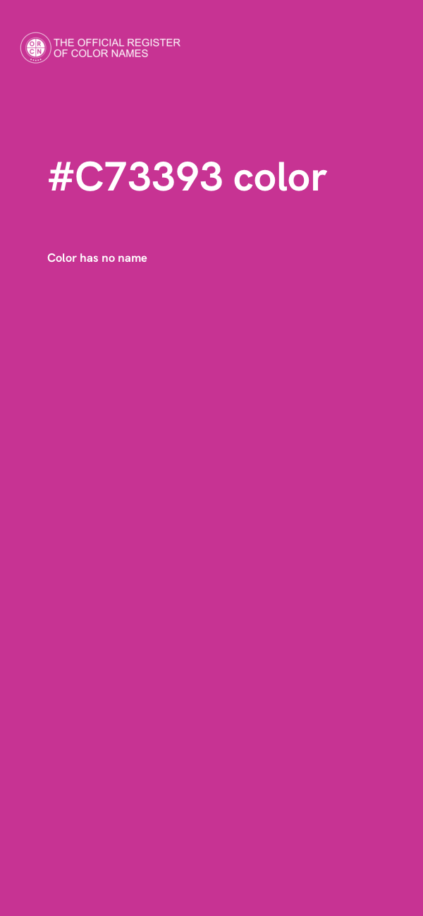 #C73393 color image