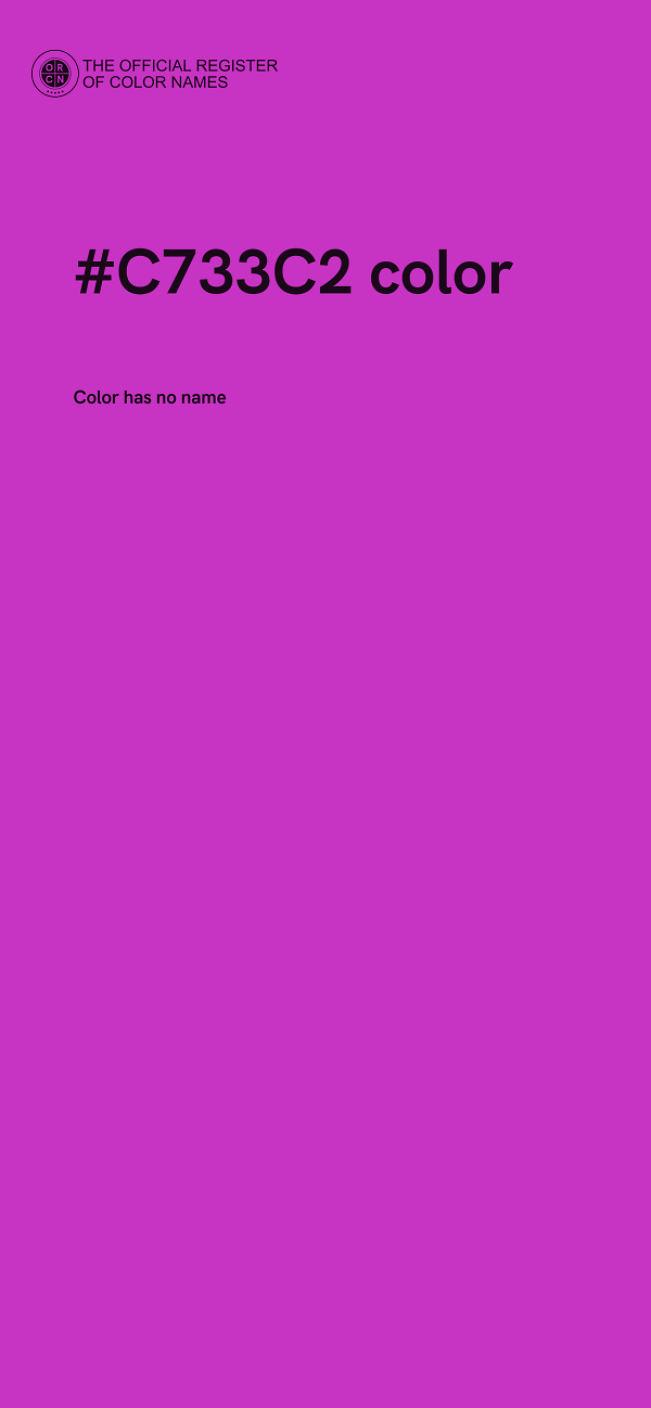#C733C2 color image